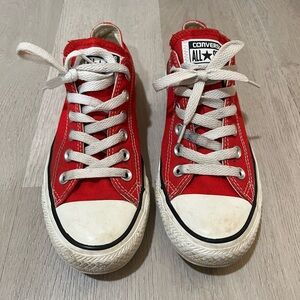Red Converse, Size 7 Women’s